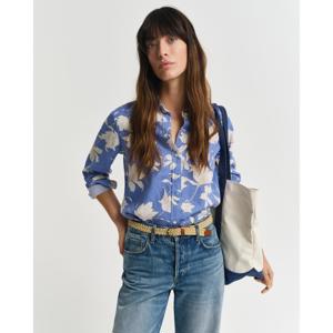 Gant Regular Fit Floral Print Linen Shirt